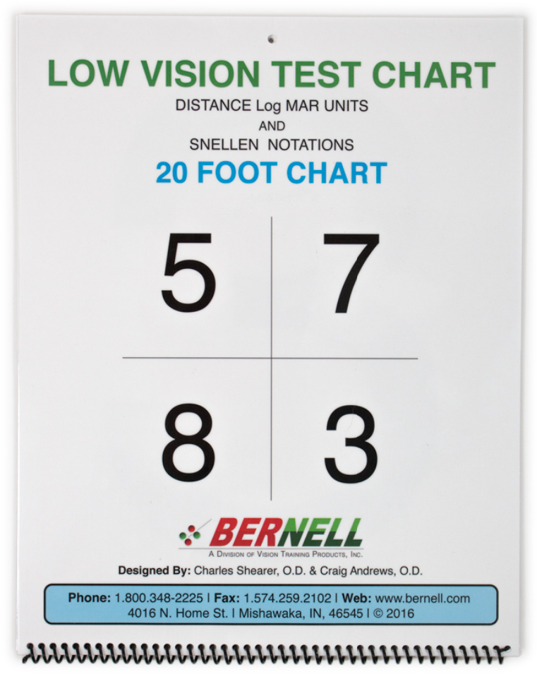Low Vision Distance Acuity Chart - Vision - Evaluation - Fu Kang Online Store Low Vision Distance Acuity Chart - Vision - Evaluation - Fu Kang Online Store